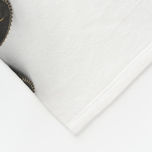 Mars Perseverance Rover op een witte achtergrond. Fleece Deken (Hoek)