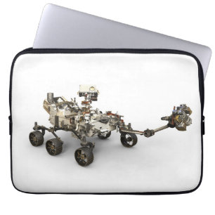 Mars Perseverance Rover op een witte achtergrond. Laptop Sleeve