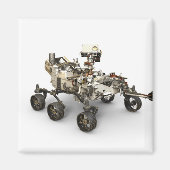 Mars Perseverance Rover op een witte achtergrond. Magneet (Voorkant)