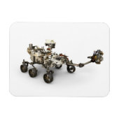 Mars Perseverance Rover op een witte achtergrond. Magneet (Horizontaal)