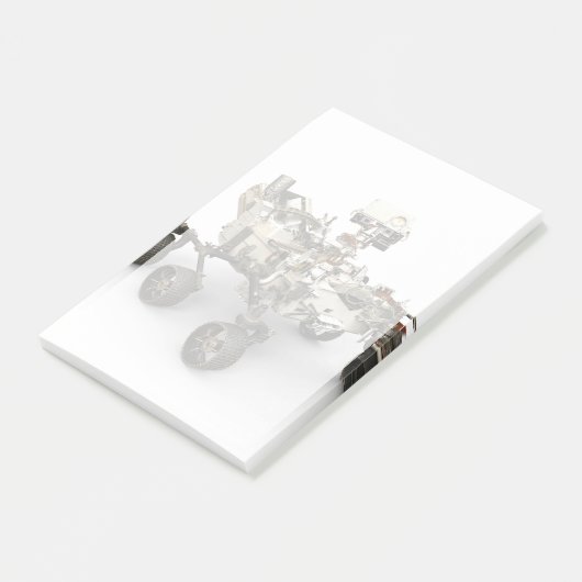 Mars Perseverance Rover op een witte achtergrond. Post-it® Notes (Schuin)