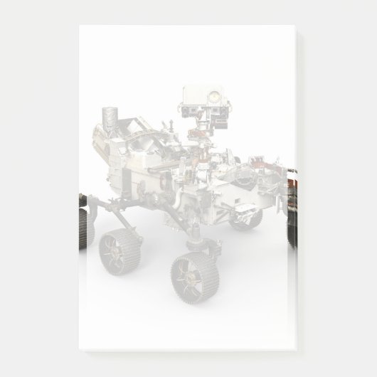 Mars Perseverance Rover op een witte achtergrond. Post-it® Notes (Voorkant)