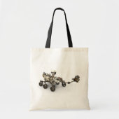 Mars Perseverance Rover op een witte achtergrond. Tote Bag (Voorkant)