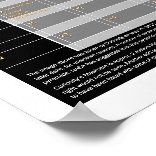 Mar's piramide poster (Hoek)