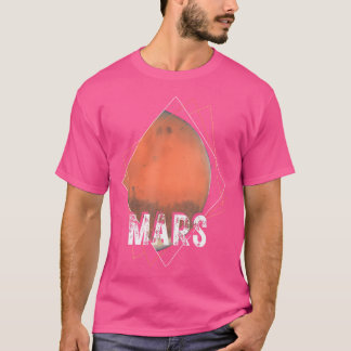 Mars Planeet Zonnestelsel Ruimteastronomie T-shirt