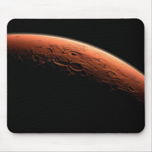 MARS PLANET IN DE UNIVERSE MARS MOUSEPAD MUISMAT