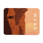 Mars Planet Magneet (Horizontaal)