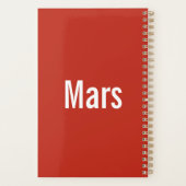 Mars Planner  (Achterkant)