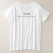 MARS Plus Size Lucky T-shirt (Design achterkant)