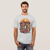 Mars Pop Party Animals – Fun Music & Space Culture T-shirt (Voorkant volledig)