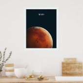 Mars Poster (Keuken)