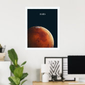 Mars Poster (Thuiskantoor)