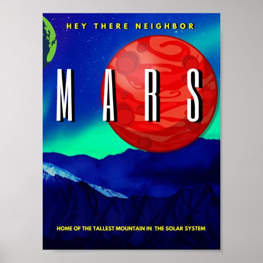 Mars Poster (Voorkant)