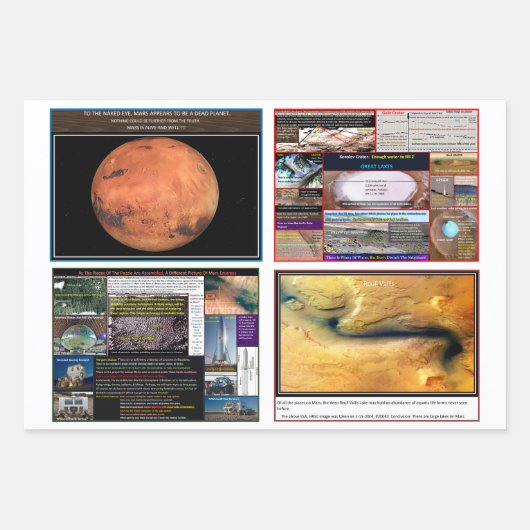 Mars-punten Inpakpapier Vel (Voorkant 3)