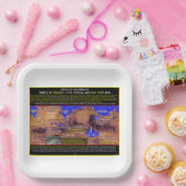 Mars-punten Papieren Bordje (Feest)