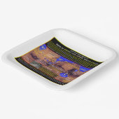 Mars-punten Papieren Bordje (Gebogen)