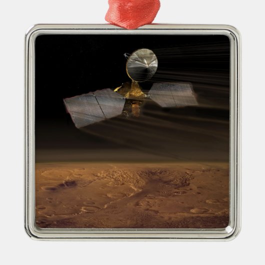 Mars Reconnaissance Orbiter 3 Metalen Ornament (Voorkant)