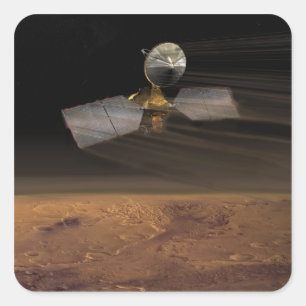 Mars Reconnaissance Orbiter 3 Vierkante Sticker