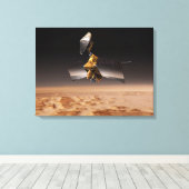 Mars Reconnaissance Orbiter 4 Canvas Afdruk (Insitu (Houten vloer))