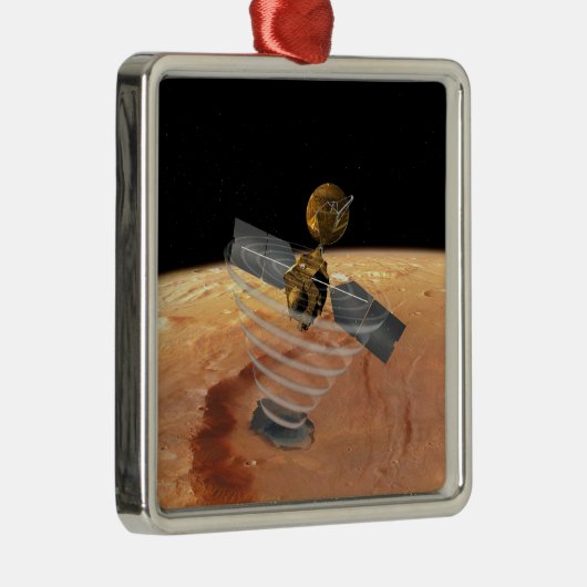 Mars Reconnaissance Orbiter Metalen Ornament (Rechts)