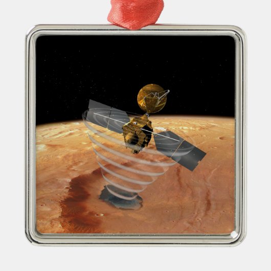 Mars Reconnaissance Orbiter Metalen Ornament (Voorkant)