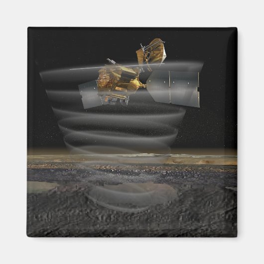 Mars Reconnaissance Orbiter's Radar op Work Magneet (Voorkant)