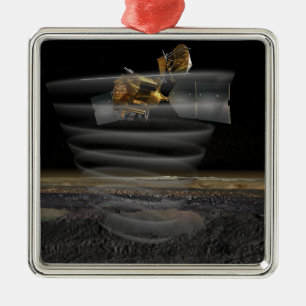 Mars Reconnaissance Orbiter's Radar op Work Metalen Ornament