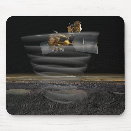 Mars Reconnaissance Orbiter's Radar op Work Muismat (Voorkant)