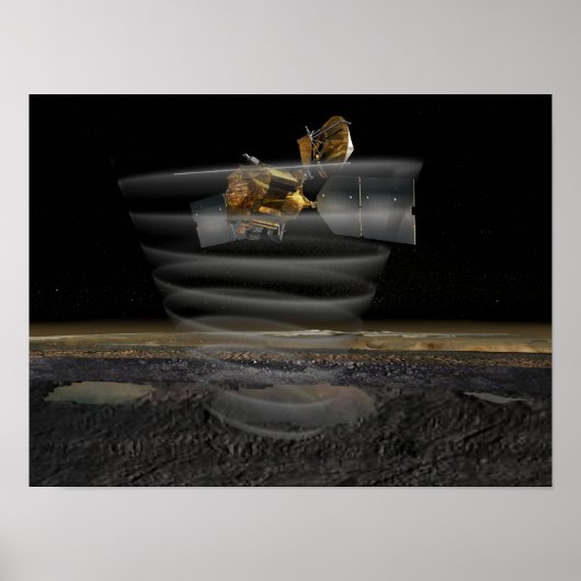 Mars Reconnaissance Orbiter's Radar op Work Poster (Voorkant)