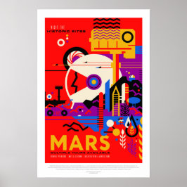 Mars, reisposter poster