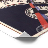 Mars reist Sovjet-Poster Poster (Hoek)