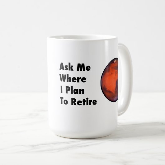 Mars "Retirement" Mok (Voorkant rechts)