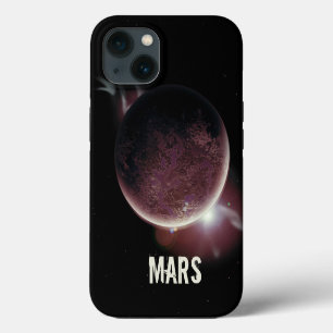 Mars rode planeet 3D heelal ruimte illustratie iPhone 13 Hoesje