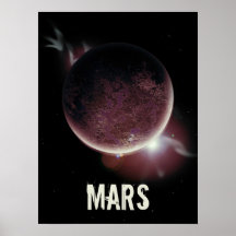 Mars-rode planeet 3d universum ruimteillustratie