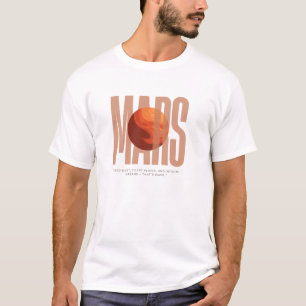 MARS Rode stof, stille vlaktes en oneindige dromen T-shirt