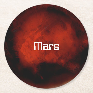 Mars Ronde Kartonnen Onderzetter