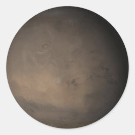 Mars Ronde Sticker