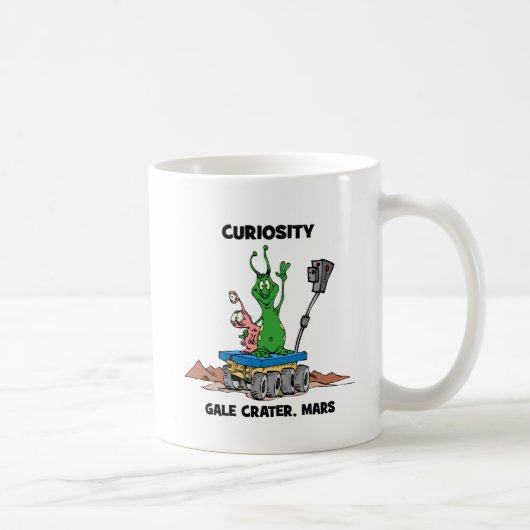Mars Rover Curiositeit Koffiemok (Rechts)