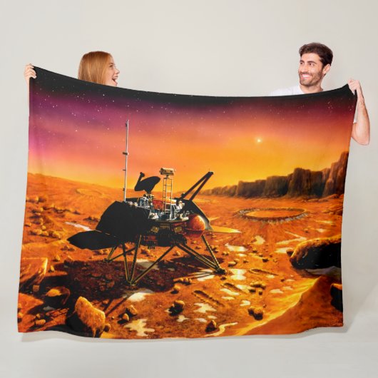 MARS ROVER FLEECE DEKEN (In situ)