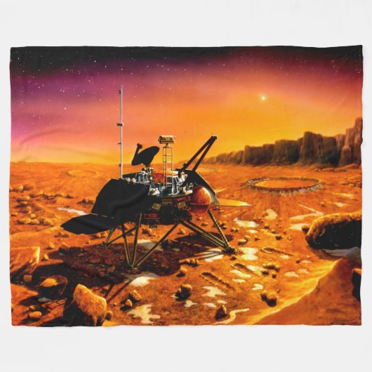 MARS ROVER FLEECE DEKEN (Voorkant (Horizontaal))