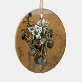 Mars Rover Nieuwsgierigheid bij Rocknest Keramisch Ornament (Rechts)