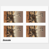 Mars Rover Rechthoekige Sticker (Vel)