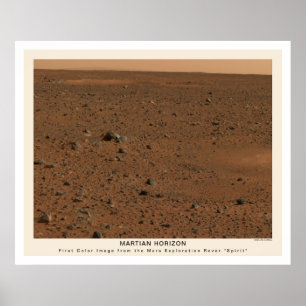 Mars Rover Spirit First Photo 2004 Poster