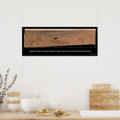 Mars Rover Spirit's bestemming: Columbia Hills Poster (Keuken)