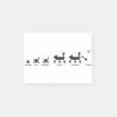 Mars Rovers Family Portret Post-it® Notes (Voorkant)
