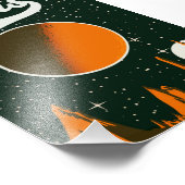 Mars ruimtekunst foto afdruk (Hoek)