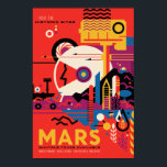 Mars ruimteseivelposter poster<br><div class="desc">Bezoek de Historische plaatsen Veelvoudige Tours Beschikbare het Programma van de Exploratie van Mars van NASA probeert om te begrijpen of Mars was, is, of een bewoonbare wereld kan zijn. Missie als Mars Pathfinder, Mars Exploration Rovers, Mars Science Laboratory en Mars Reconnaissance Orbiter, onder andere, hebben belangrijke informatie verschaft om...</div>
