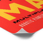 Mars  ruimteseivelposter poster (Hoek)