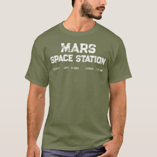 Mars Ruimtestation Vintage Logo T-Shirt