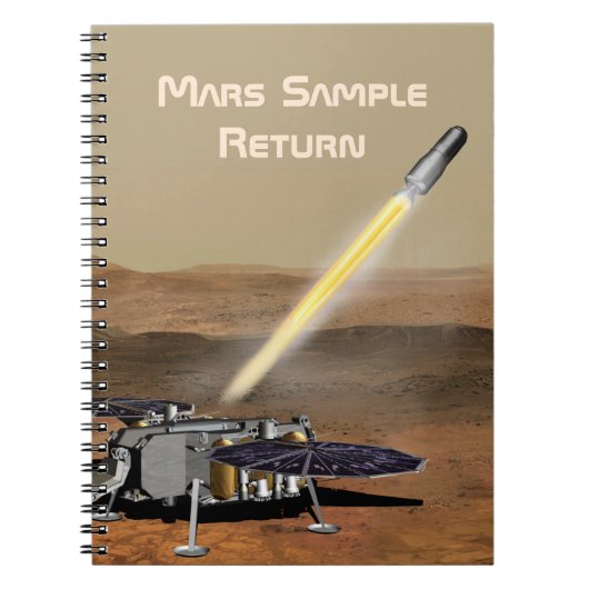 Mars Sample Return Spiral Photo Notitieboek (Voorkant)